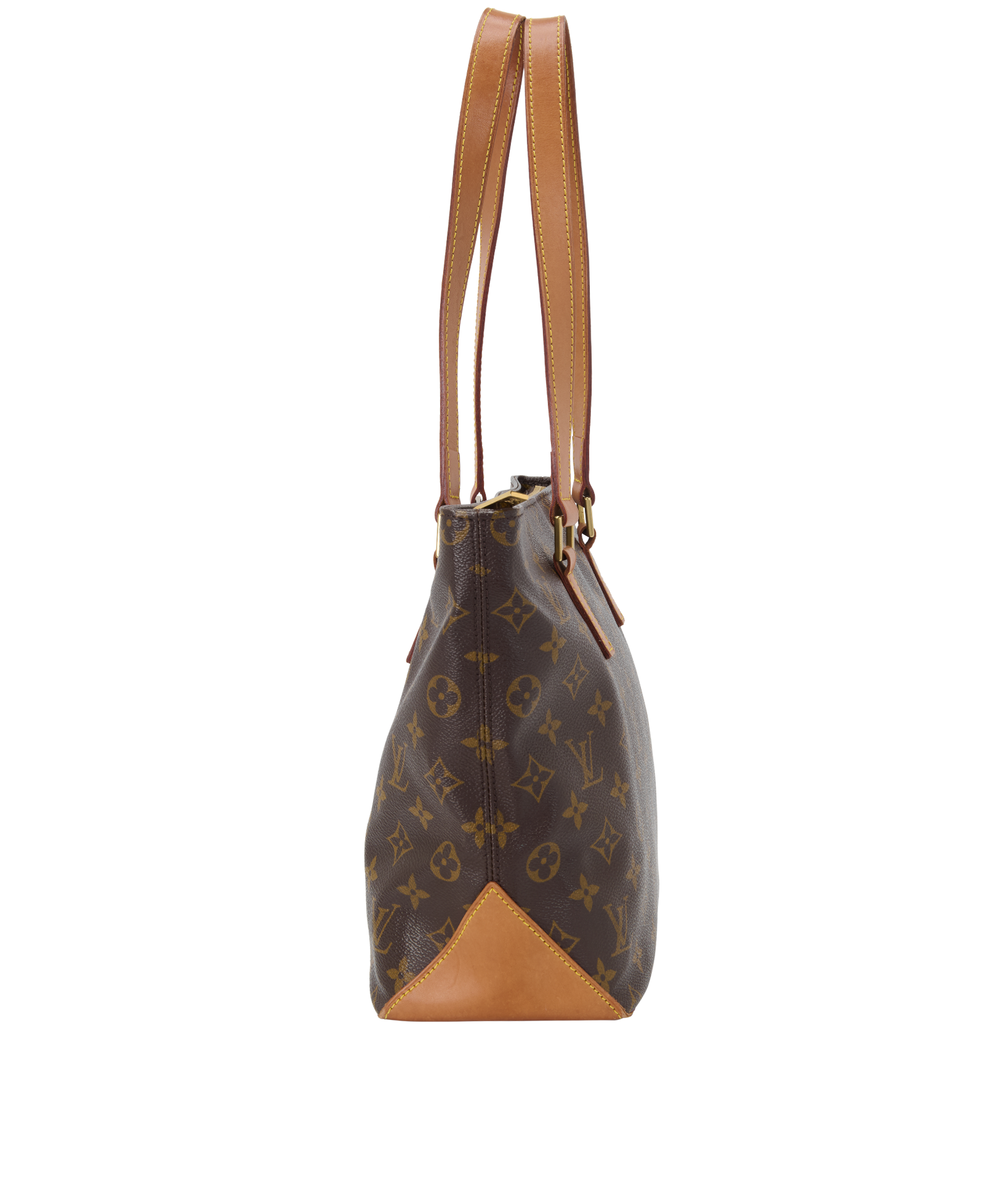Cabas Piano, &pound;520, Handbags, Brown, Canvas, Side view